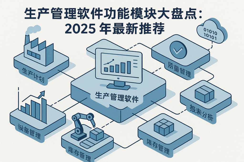 生产管理软件功能模块大盘点：2025 年最新推荐